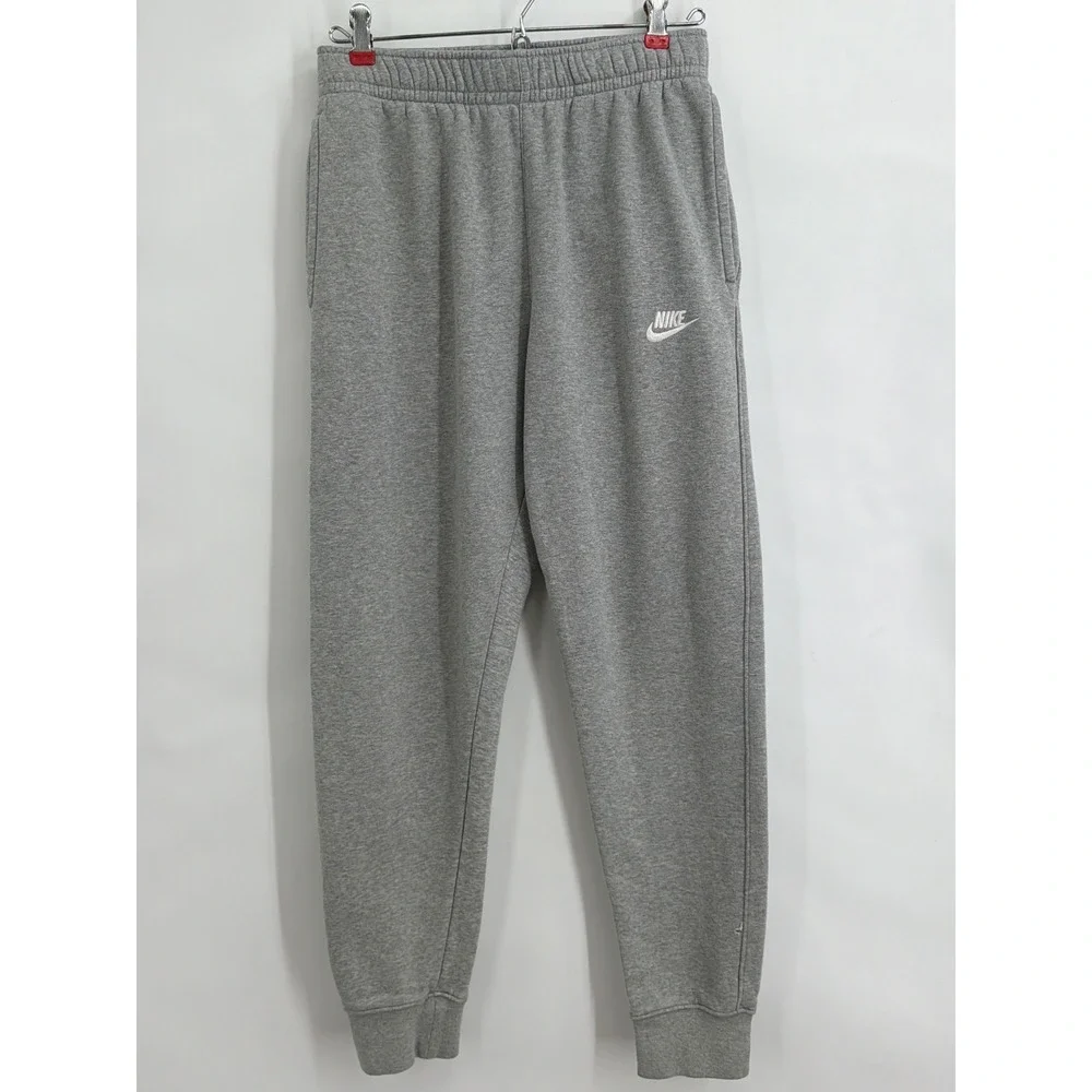 Nike Sportswear Club Fleece Joggers Heather Grey Kids Teen Small‎